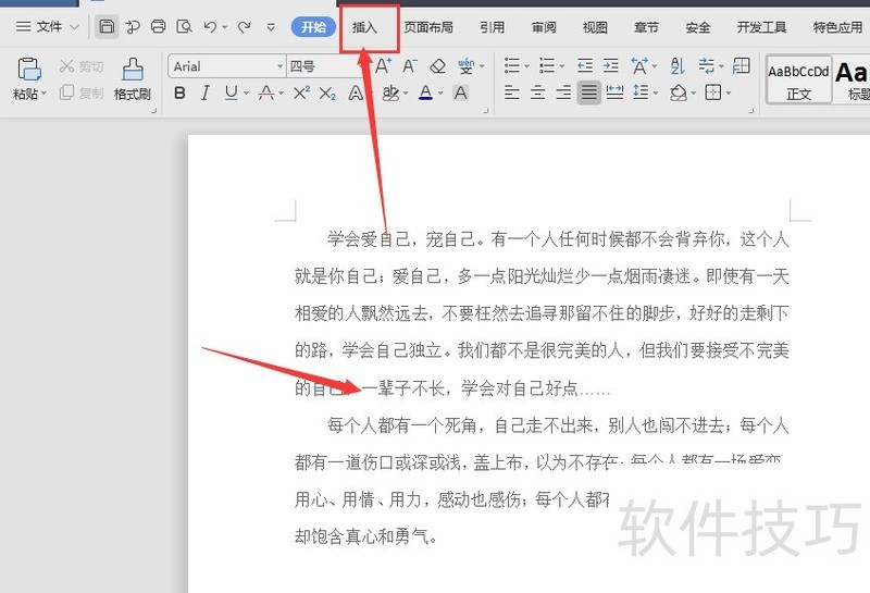 WPS-word文档中如何置入图片