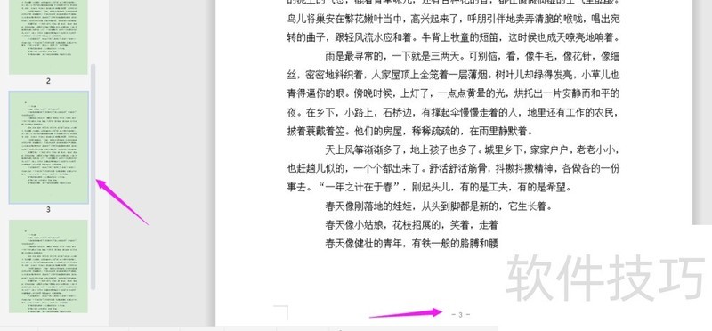 WPS2019中Word如何快速定位删除某一页？