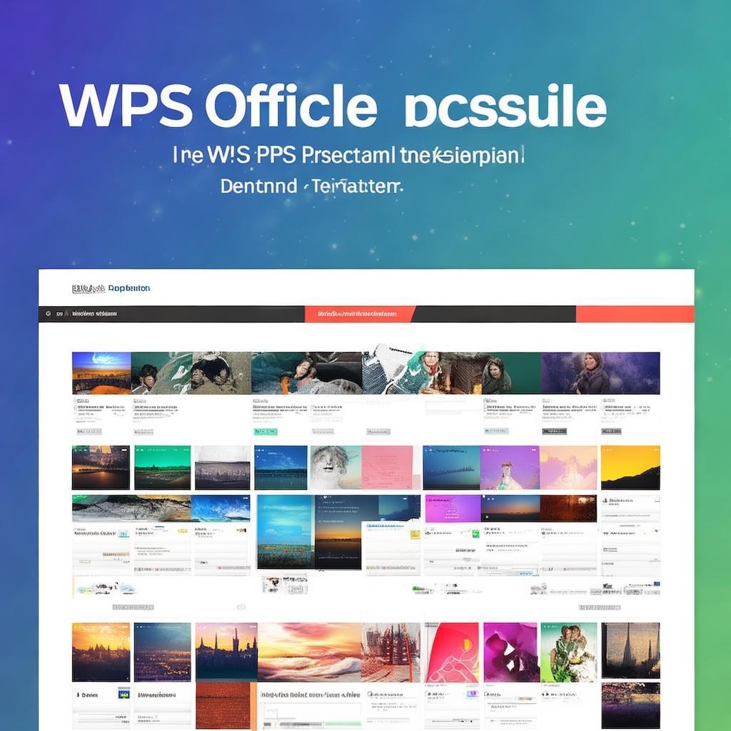 WPS官网下载：WPS演示幻灯片模板应用
